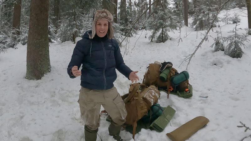 Overnight im Schnee mit Lets Urbex